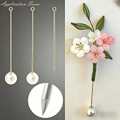 Messing-Anstecknadel-Verschlussbroschen-Beschläge&nbsp;PL-G001-01B-G