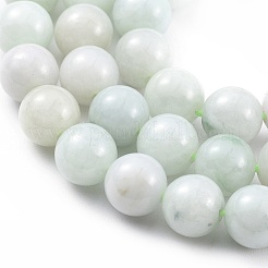 Perles de jadéite naturel brins&nbsp;G-F662-02A-8mm