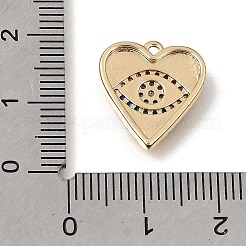 Pendenti in zirconi cubici colorati in micro pavè di ottone&nbsp;CU-CBA7960-01G