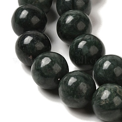 Brins de perles de jade noir naturel&nbsp;G-H067-A03-6MM
