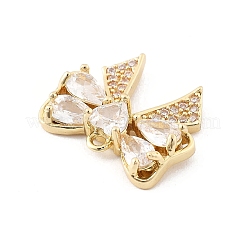 Pendenti in zirconi cubici trasparenti in micro pavè di ottone&nbsp;KK-K371-29C-G