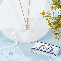 Collana con ceneri in urna in acciaio inossidabile&nbsp;NJEW-CN0001-03G