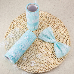Cintas de malla decorativa de copo de nieve&nbsp;OCOR-P010-G12