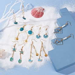 DIY baumeln Ohrring machen Kits&nbsp;DIY-SC0001-81G