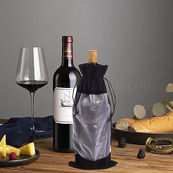 Samtbeutel zum Verpacken von Weinflaschen&nbsp;ABAG-WH20013-11G