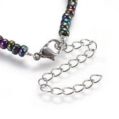 Glasperlen Charme Armbänder&nbsp;BJEW-JB04148