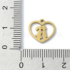 Ciondoli in acciaio inossidabile 304&nbsp;STAS-C097-38C-G
