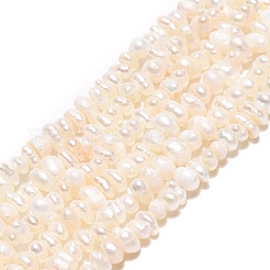 Filo di perle di perle d'acqua dolce coltivate naturali&nbsp;PEAR-N015-03B-01