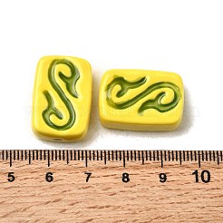 Perles en porcelaine manuelles&nbsp;PORC-K010-02F
