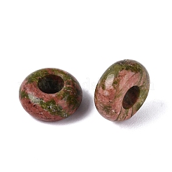 Natürliche unakite europäische perlen&nbsp;G-Q602-04J