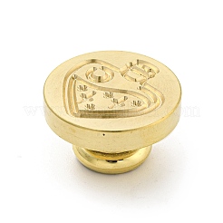 Cabeza de sello de latón con sello de cera&nbsp;AJEW-G056-01S