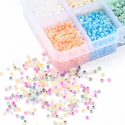 80000 Stück 10 Farben 12/0 Glas Saatperlen&nbsp;SEED-YW0001-33B