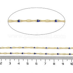 Chaînes plaquées en laiton à crémaillère&nbsp;AJEW-Q153-02G-10