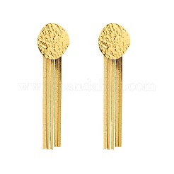 Orecchini a bottone con nappina in acciaio inossidabile 304&nbsp;FS-WG29DA6-03
