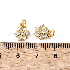Ciondoli Shegrace in ottone con micro pavé di zirconi cubici trasparenti&nbsp;XGRQ2O274-452G
