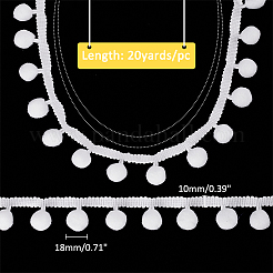 20 Yard Chinlon-Quasten-Spitzenbesatz&nbsp;OCOR-WH0046-98