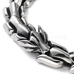 Bracelets à maillons vikings en acier inoxydable 304 anti-ternissement pour hommes&nbsp;BJEW-D031-09P