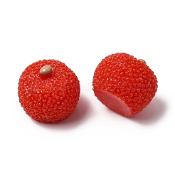 Cabochons aus opakem Harz mit Obstmotiv&nbsp;RESI-C079-02A
