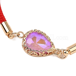 12 pz 12 colori braccialetti in poliestere&nbsp;BJEW-P340-09G