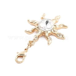 Decoración colgante de rhinestone de aleación&nbsp;LS-HJEW-P021-01G-G