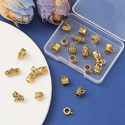 20 stücke 10 stil tibetischen stil legierung rohrKlaue&nbsp;FIND-YW0003-69