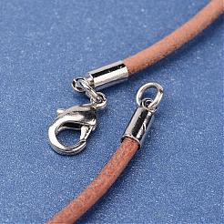 Lederband Halskette Herstellung&nbsp;NJEW-JN01560