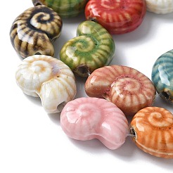 Perle di porcellana fatte a mano della serie oceano&nbsp;PORC-R002-03M