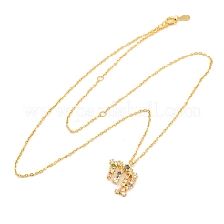925 collana a catena con ciondolo a forma di costellazione in argento sterling con zirconi cubici colorati per donna&nbsp;STER-R009-01G-10