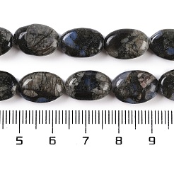 Fili di perline di glaucofane naturali&nbsp;G-C141-D01-01