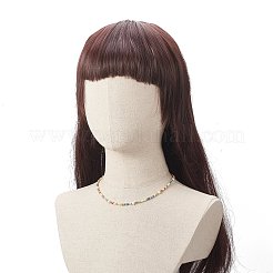 Natürliche Perlen- und Glasperlenkette für Frauen&nbsp;NJEW-JN04241