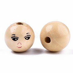 Unfertige Naturholzperlen&nbsp;X-WOOD-T019-31-A-22mm
