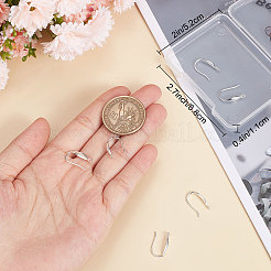5 Paar 925 Ohrringhaken aus Sterlingsilber.&nbsp;STER-BBC0001-46