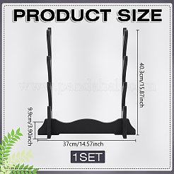1 Beutel 4-stufiger Schwert-Katana-Halter aus MDF-Platte&nbsp;ODIS-UN0001-219A