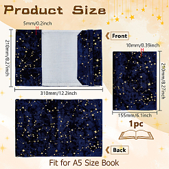 Copertine per libri in poliestere&nbsp;AJEW-WH0696-018A