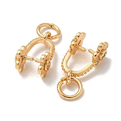 Latón micro pave cubic zirconia&nbsp;KK-K378-07G-03