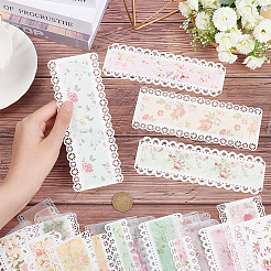 3 ensemble de 3 blocs de papier de scrapbooking en dentelle creuse de couleurs&nbsp;DIY-CP0008-93B