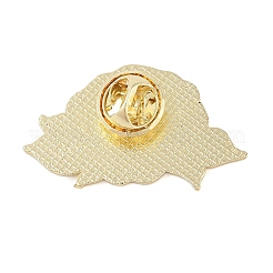 Blumen goldene Emaille Pins&nbsp;JEWB-K012-07A-G
