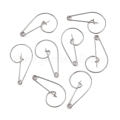 Eisen Brosche Zubehör&nbsp;X-IFIN-K028-01P