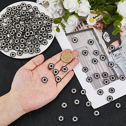 300 Stück Strass-Cabochons aus Legierung&nbsp;FIND-FH0016-68
