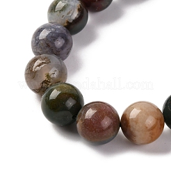 Natürliche Indien Achat Perlen Stretch-Armbänder&nbsp;BJEW-I319-01I