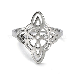 Verstellbare Ringe aus anlaufgeschütztem 304 Edelstahl&nbsp;RJEW-B047-03P