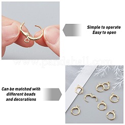 25 paio di orecchini a cerchio in ottone&nbsp;KK-CN0001-46