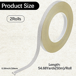 Nastri adesivi in plastica glitterata da 50 m&nbsp;DIY-WH20050-14B-02