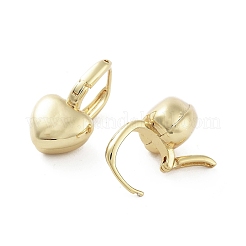 Orecchini a cerchio in ottone a cuore&nbsp;EJEW-Q811-08G