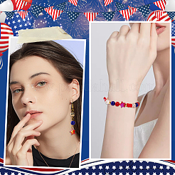 Kits de diy para encontrar joyas con temática del Día de la Independencia&nbsp;DIY-SP0002-75