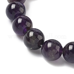 Natürlichen Amethyst Stretch-Armbänder&nbsp;X-B073-2
