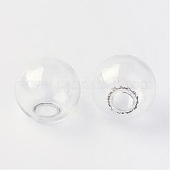 Bouteilles rondes mécanisées à un trou en verre soufflé&nbsp;BLOW-R001-18mm
