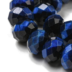 Fili di perline di occhio di tigre naturale&nbsp;G-K351-B03-03