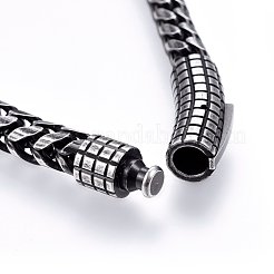 Retro-Kettenarmbänder aus 304 Edelstahl&nbsp;BJEW-L631-44AS