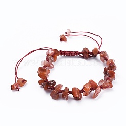 Braccialetti di perline intrecciati con perline di pietra miste naturali e sintetiche regolabili&nbsp;BJEW-JB04392